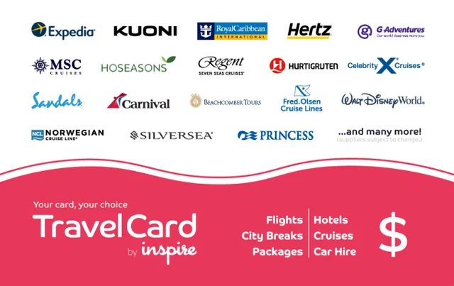 Travelcard by Inspire gift card